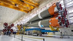 На космодроме Восточный собрали ракету «Союз-2.1а» для запуска радиолокационного спутника «Кондор-ФКА»