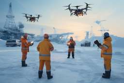 Беспилотники станут резервным источником связи на нефтегазовых месторождениях в Арктике и Сибири