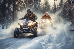 Водителей с правами категорий А и B пустят за руль снегоходов и квадроциклов без дополнительных экзаменов