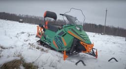 Представлен мощный российский снегоход Falcon для работы и отдыха: видео