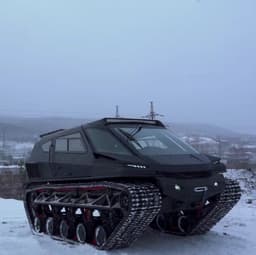 Стальной корпус, мощный двигатель: анонсирован гусеничный вездеход Visuva 