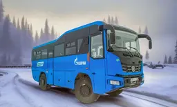 Стало известно, что внутри вахтового автобуса-вездехода КАМАЗ-6250