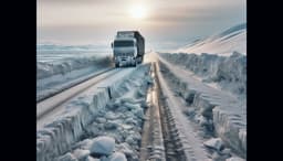 Для дорог и переправ Арктики разработали особый состав для обработки снега и льда