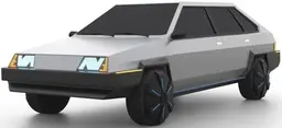 A Tesla Cybertruck-styled VAZ-2109 has been patented in Russia