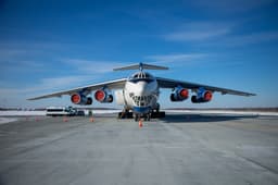 Roscosmos Il-76MDK Transport Aircraft Delivers Cargo to Vostochny Cosmodrome Airport for the First Time