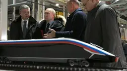 Putin Shown Model of Russian High-Speed Train: What is Known About the HSR Project