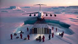 Il-76 Aircraft to Drop Data Center Directly onto Ice Floe in Arctic