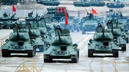 Первая репетиция парада ко Дню Победы прошла в Москве