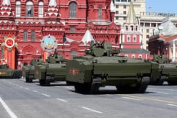 Доработанный БТР Б-10 на платформе «Курганец-25» заметили на испытательном полигоне