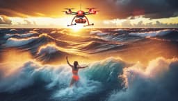 В Анапе тестируют дроны для спасения утопающих