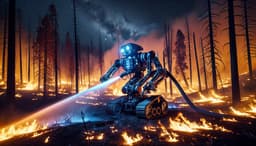 Борется с завалами и огнем: в России создали «железного» пожарного Ант-1000ПМ на базе погрузчика