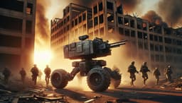 "Vysokotochka" invented a wheeled kamikaze robot for the military