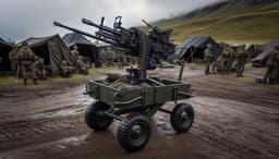 Российские военные на передовой получили дистанционно-управляемую платформу