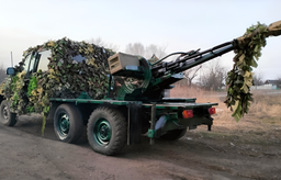 Deadly tandem: Russian Armed Forces at the forefront installed the ZU-23-2 anti-aircraft gun on a UAZ Patriot