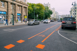 Быстрее, чем на метро: в Москве появилась велополоса длиной в 1,3 км