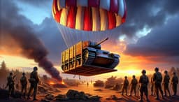 Доставит технику на поле боя: в России разработали уникальную парашютную платформу «Атом»