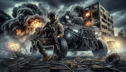 Не уступает багги. Кулибины на передовой соорудили мотовездеход на базе УАЗ-3151