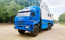 Появились фото нового спецтранспорта для обслуживания российских возвращаемых космических кораблей