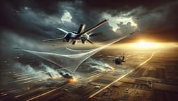 И камнем вниз: появились уникальные кадры работы российского дрона-охотника «Осоед» 