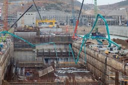 С опережением графика: ГК «Росатом» завершил бетонирование фундаментной плиты насосной станции на АЭС «Аккую» 