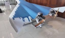 Chinese-Developed PD-2900 Twin-Engine Drone from the "Geranium" Line Features Su-57 Livery