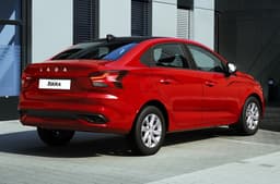 Хэтчбэк LADA Iskra в камуфляже засняли в горах