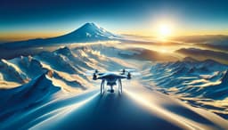 На Эльбрусе протестировали беспилотник для доставки медикаментов