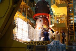 «Союз МС-26» на Байконуре испытали «искусственным Солнцем»