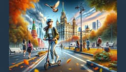 В Москве увеличили количество медленных зон для электросамокатов до 350