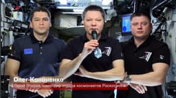 Российские космонавты поздравили с МКС школьников и студентов с Днём знаний