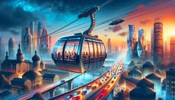 В Москве и крупных городах России заработает канатное такси