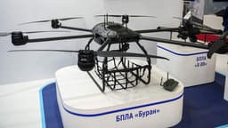 Russian Baba Yaga with a grenade: The "Buran" hexacopter for evacuating the wounded was developed in Russia