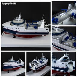 Новый российский рыболовный траулер проекта ТР446 готовится к сдаче