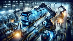 НЕФАЗ взял на работу роботов для сборки пассажирских автобусов