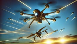 Российские десантники сетью заарканили дрон противника на фронте: невероятные кадры