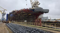 «Застолбить» Арктику за собой: на Балтийском заводе сформировали корпус атомного ледокола «Чукотка»