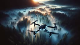 Перехватывает сразу 4 FPV-дрона: компания «Орда Пилот» представила новый беспилотник — «Охотник 4Х»