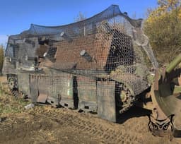 Mad Max, take a rest: a bizarre-looking armored vehicle based on the T-62 tank was spotted at the front
