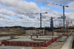 Крупнейшая в России: на Ленинградской АЭС армируют фундамент здания реактора энергоблока №8