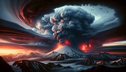 Камчатский вулкан Шивелуч выбросил столб пепла на 11 километров: кадры