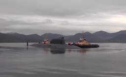 В Норвегии испугались, увидев спутниковые снимки погрузки ядерной ракеты «Булава» на подлодку класса «Борей»