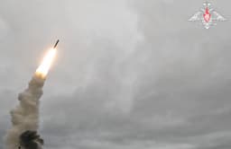 Footage of the aftermath of the "Nut" latest missile strike released