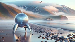 В России разработан новый робот-контролёр с подзарядкой от ветрогенератора 