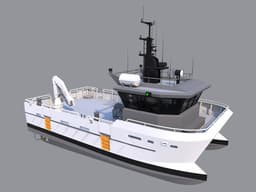 Стало известно, как выглядит российский новый катамаран для рыбных хозяйств 