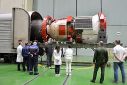 Пилотируемый корабль «Союз МС-27» доставили на Байконур