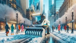 Новое российское устройство для очистки дорог от снежного и ледяного наката тестируют в Приамурье