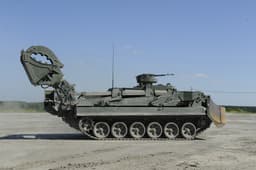 Mine trawl and self-propelled tracked complex: EMERCOM of Russia tests robots in combat conditions