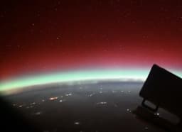 Cosmonaut Wagner showed footage of the first aurora borealis in 2025