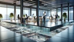 В Тюмени запустили производство умных фальшполов для офисов 