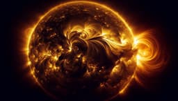 Seven Flares of Varying Intensity Recorded on the Sun